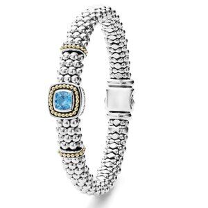 Rittenhouse  Swiss Blue Topaz Caviar Bracelet | 9mm from Lagos Sz 7&7.5